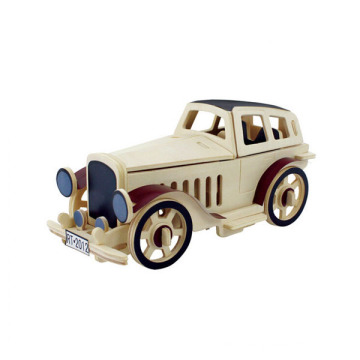 madeira iq carro 3D puzzle